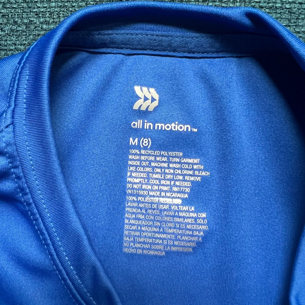 All in Motion Vibrant Blue Polo